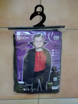 déguisement - cape vampire