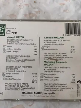 CD Playlist HAYDN-MOZART