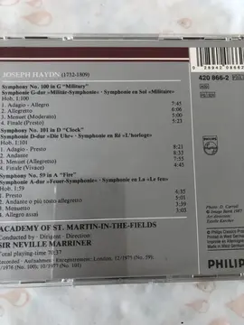 Playlist CD HAYDN SYMPHONIES