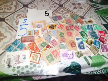 lot timbres monde 5