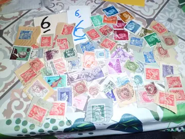lot timbres monde 6
