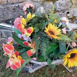 lot de fleurs artificielle