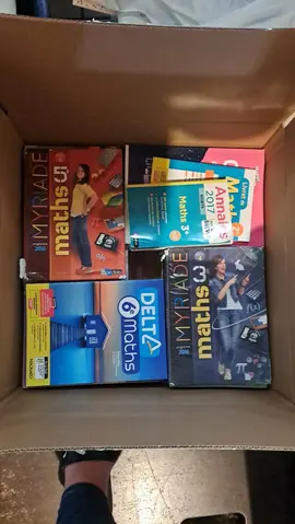 gros lot de livres scolaires Mathématiques