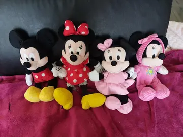 peluches mickey et minnie