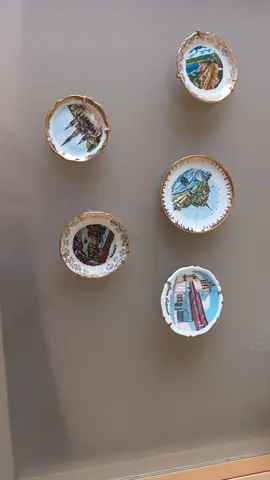lot de soucoupes décoratives
