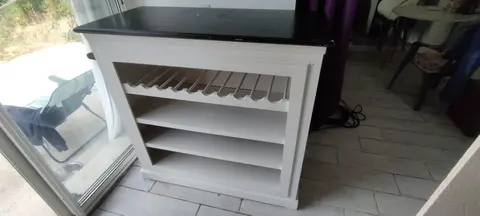 meuble avec range bouteille