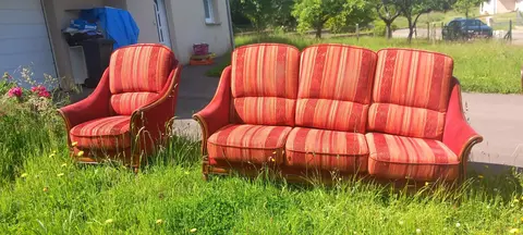 canapé 3 places + fauteuil
