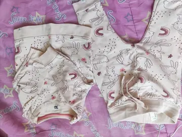 ensemble pyjama fille 6-12 mois.