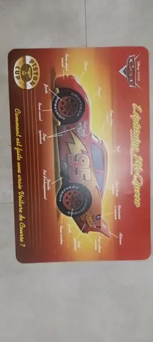 2 sets de table Cars