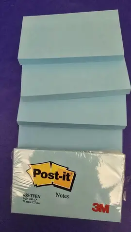 Cinq paquets de Post It 76x127