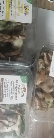 4 paquets de champignons