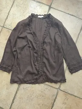 chemisier marron T42