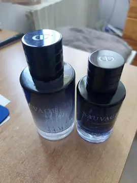 2 flacons vide sauvage de Dior