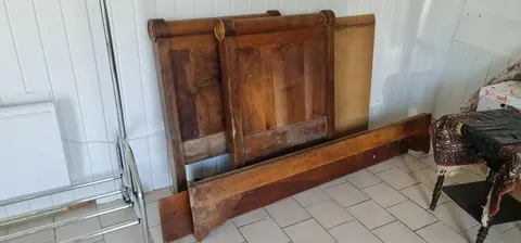 Banquette ancienne en bois