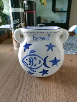 Pot à épices mural persil