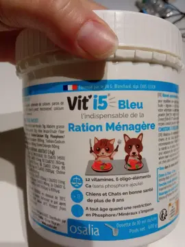 vit i5 complément alimentaire pour chien et chat ration ménagère