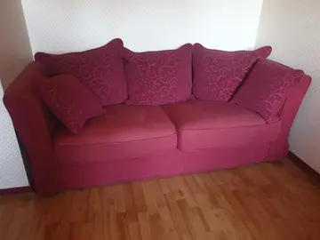 canapé en tissus / convertible en couchage
