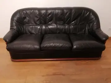canapé cuir ossature bois