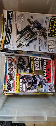 lot de 60 revues moto (sur 10 ans)