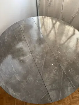 table salle à manger pliable à roulettes