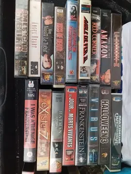 Lot de cassettes VHS