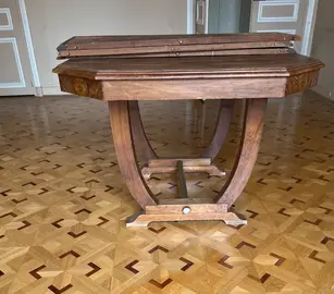 table ancienne en bois avec rallonges
