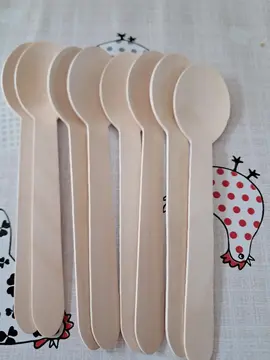 8 cuillères banbou neuves