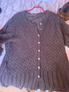 gilet marron
