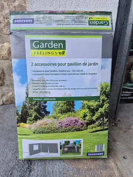 Toiles latérales pour tonnelle pliable