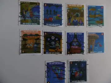 Série timbres Belgique FOIRE 2011