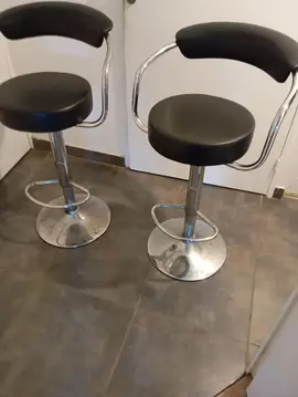 tabourets de bar noir