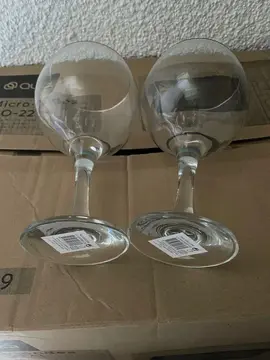verres à pied