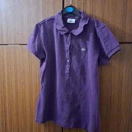 polo lascoste violet taille 42