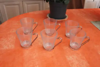 lot de 6 verres à café/thé