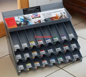 2 présentoirs professionnels pate FIMO (vide)