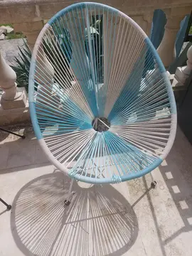 fauteuil de jardin scoubidou