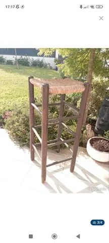 tabouret haut vintage