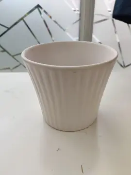 cache pot blanc