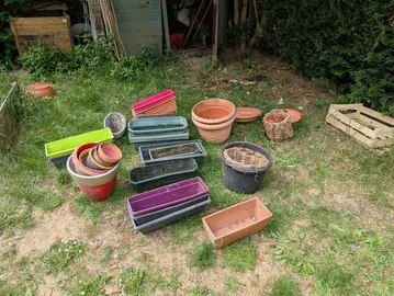 jardinières et pots de fleur