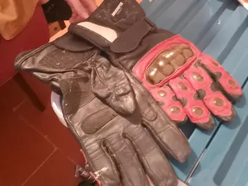 Gants moto cuir