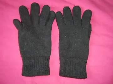 Gants en laine marron