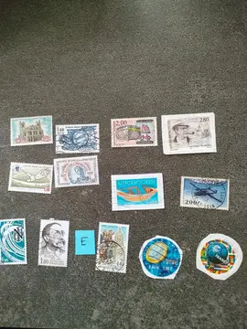 Timbres français lot E