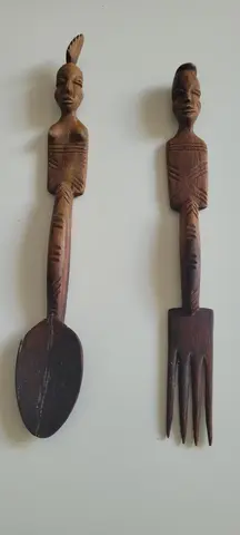 cuillers salade en bois