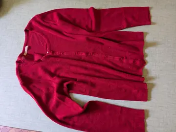 veste rouge en coton