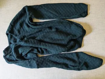 pull coton vert sapin