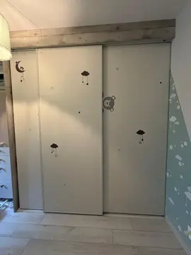 Lot de 3 portes coulissantes
