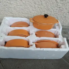 6 poêlons en fonte
