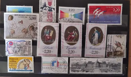 timbres lot 11 1989 bis