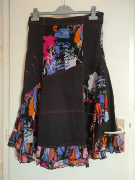 Jupe mi-longue polyester GÉMO Taille 38