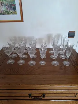 verres en cristal
